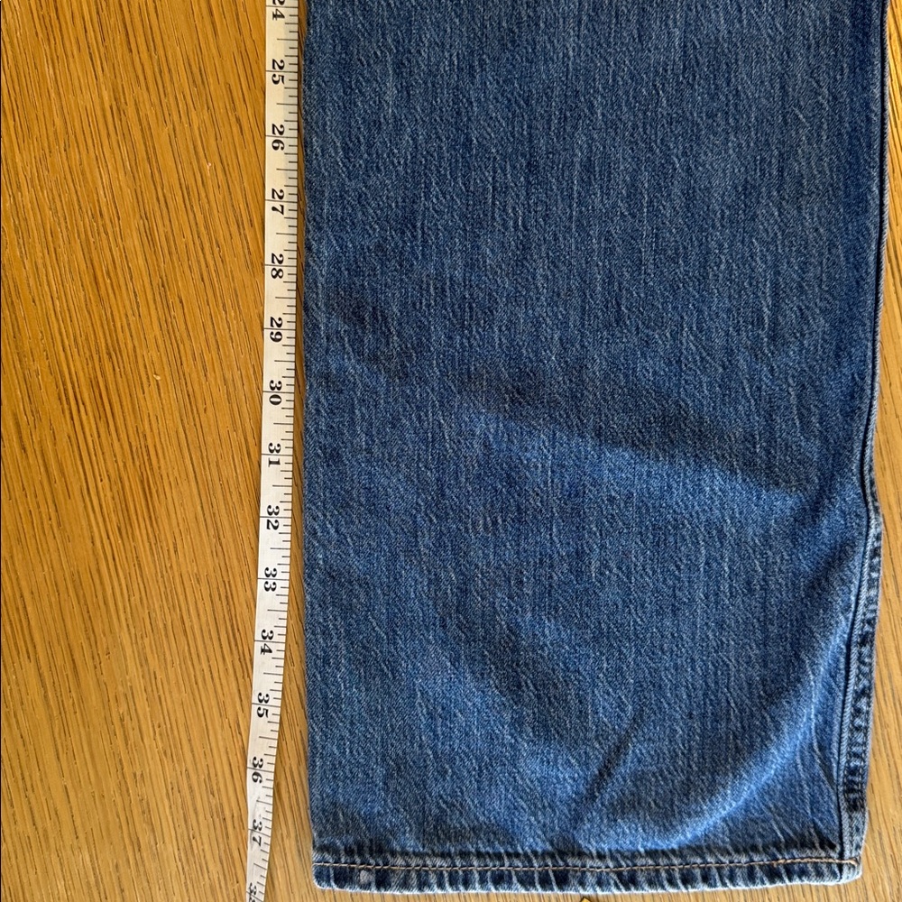 abercrombie kids - High Rise Ultra Wide-Leg Jeans with White Bow Accent - Picture 5 of 9